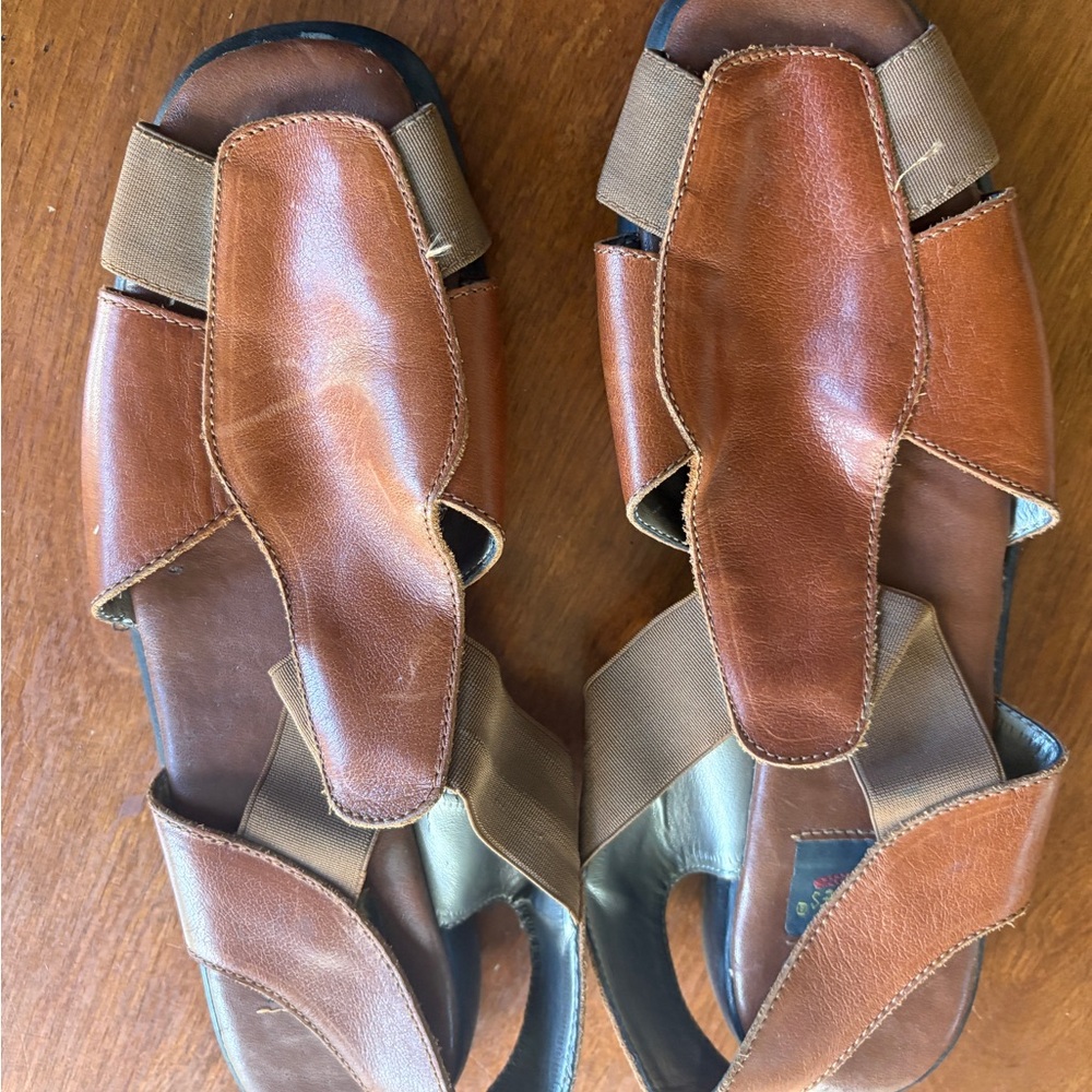 Aerosole's Brown Leather Sandals